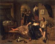 Jan Steen The Drunken couple. France oil painting artist